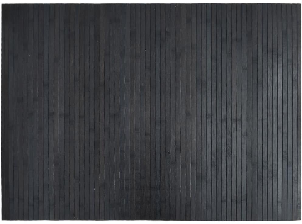 Shumee Koberec obdélníkový šedý 70 × 100 cm bambus, 376742