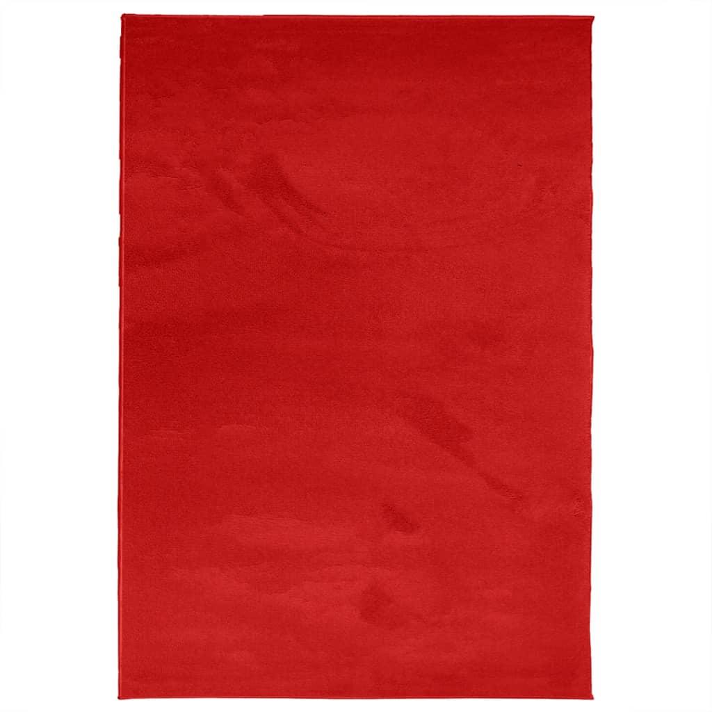 Shumee OVIEDO krátký vlas červený 160 × 230 cm