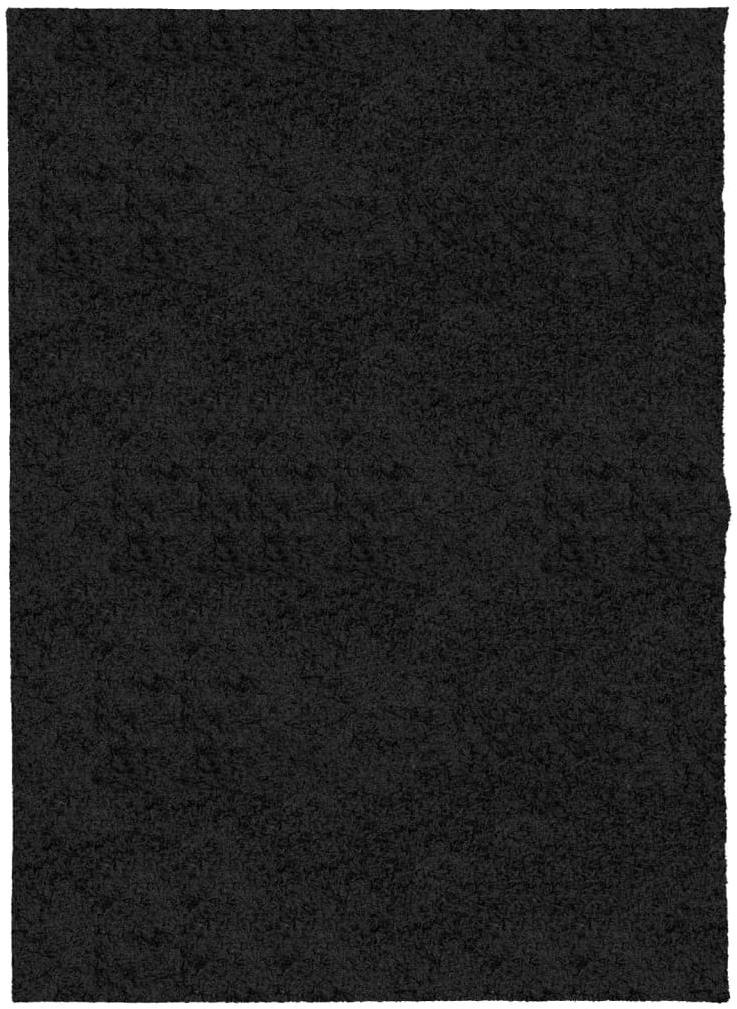 Shumee PAMPLONA s vysokým vlasem moderní černý 140 × 200 cm
