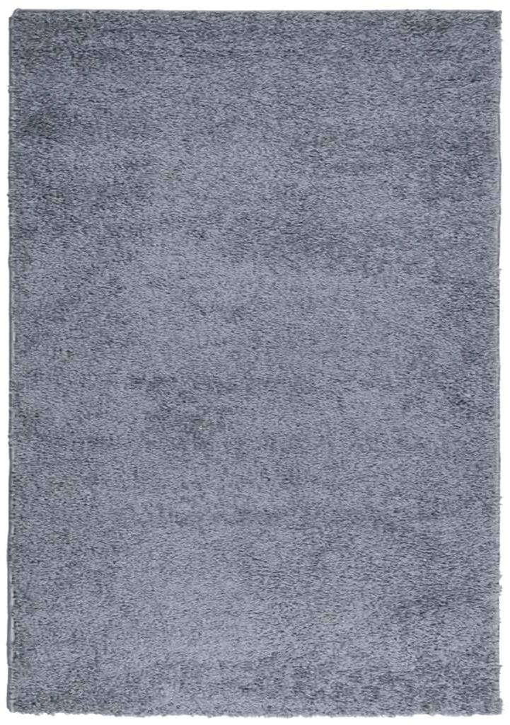 Shumee PAMPLONA s vysokým vlasem moderní modrý 140 × 200 cm