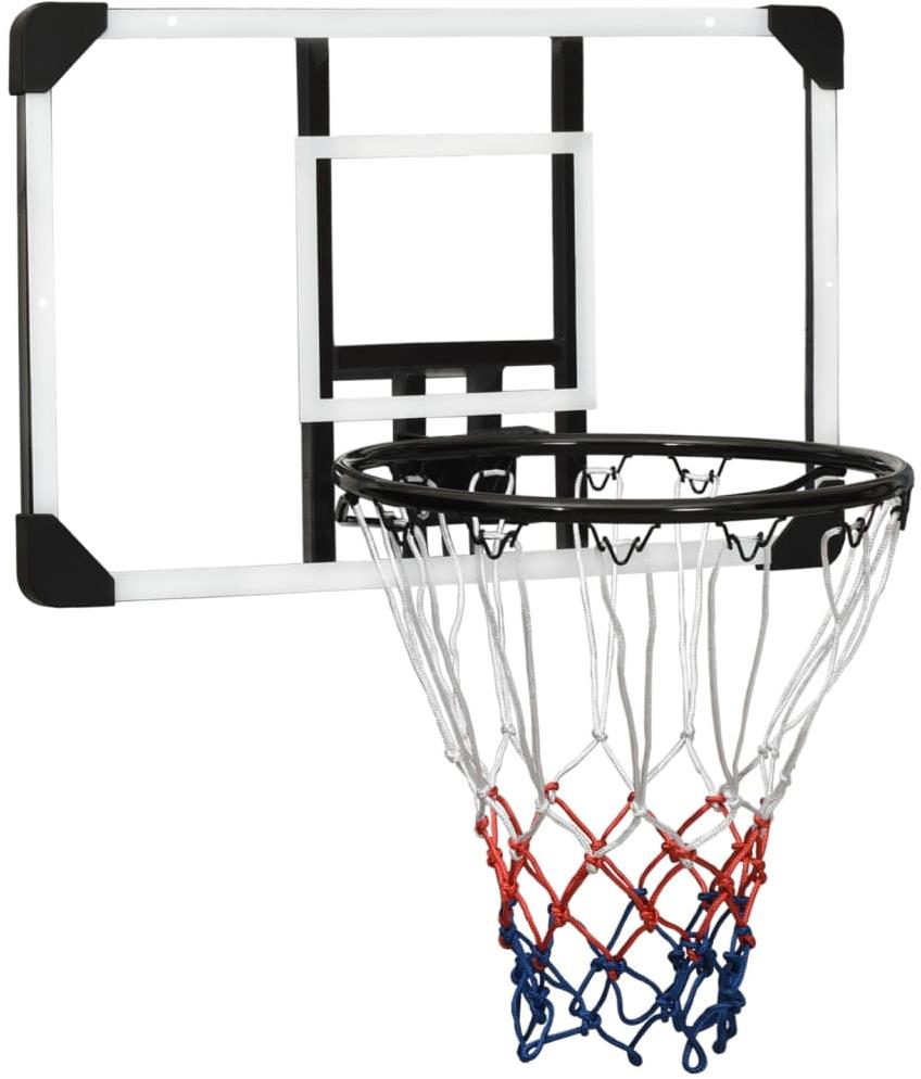 Shumee Basketbalový koš s průhlednou deskou 71 × 45 × 2,5 cm polykarbonát