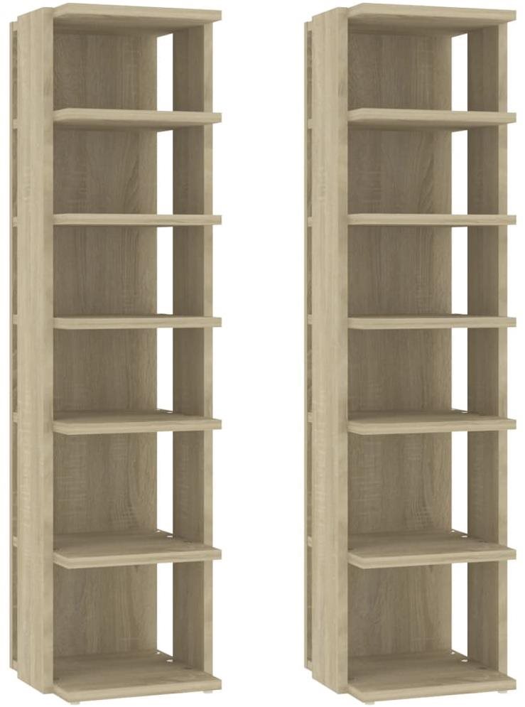 Botníky Shumee v dekoru dub sonoma, 2 ks.