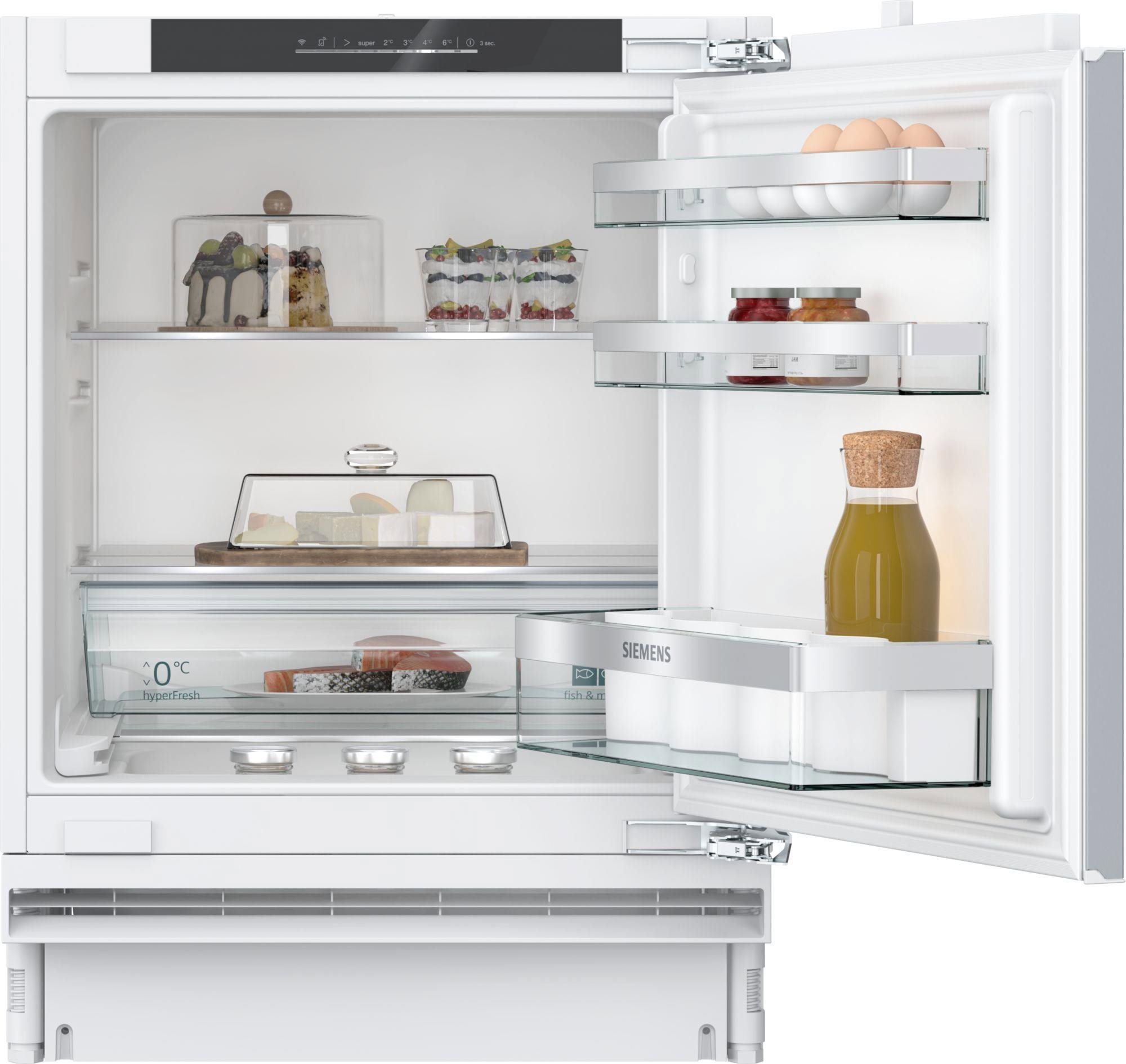 Podstavná lednice Siemens 82 x 59,8 cm ploché panty s jemným dovíráním KU21RADE0