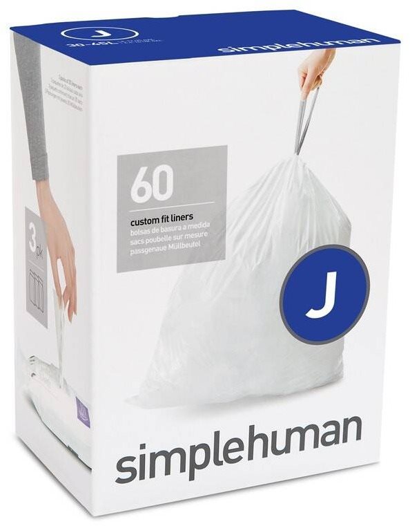 Simplehuman Sáčky do koše typ J, 30-45l, 3 x balení po 20 ks (60 sáčků)