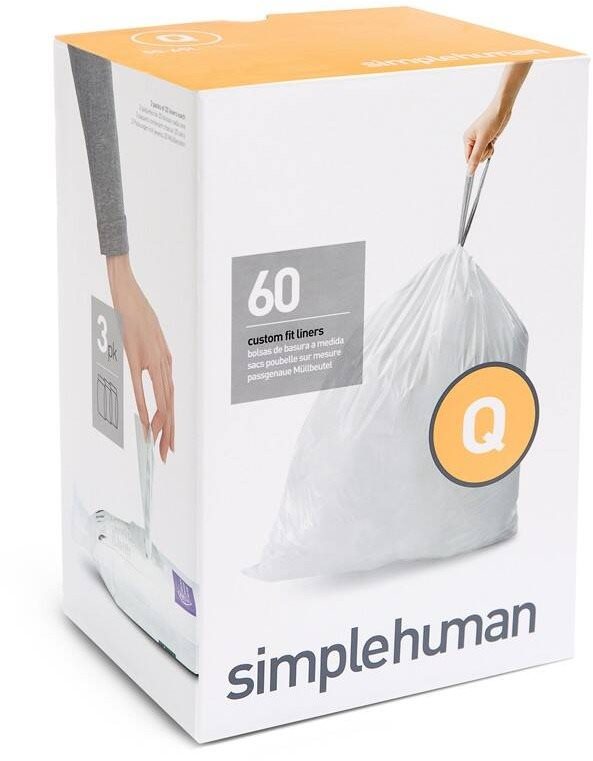 Simplehuman Sáčky do koše typ Q, 50-65l, 3 x balení po 20 ks (60 sáčků)