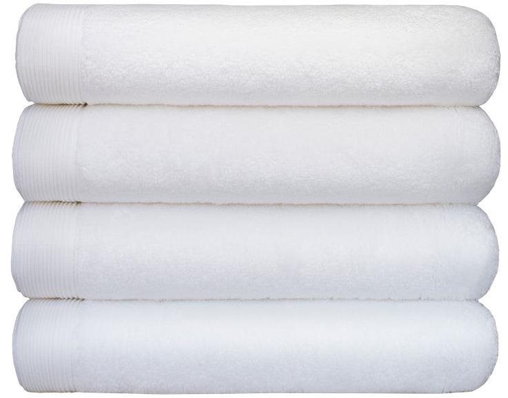 SCANquilt osuška MODAL SOFT bílá 140 × 70 cm