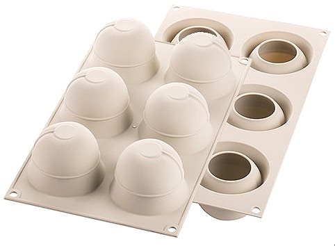 Silikomart Silikonová pečicí forma na dezerty Silikomart Inspirazioni Di Frutta 6ks | Ovoce