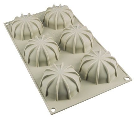 Silikomart Silikonová pečicí forma na mini dortíky Silikomart Mini Goccia 6ks