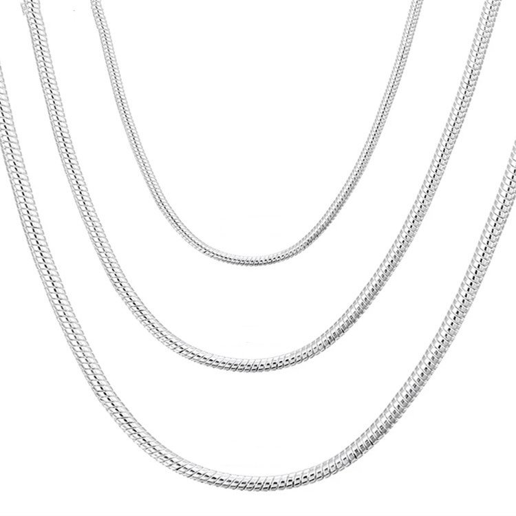 Silver Star Symphonie Dámské řetízky, set 3 kusů, šířka 2 mm