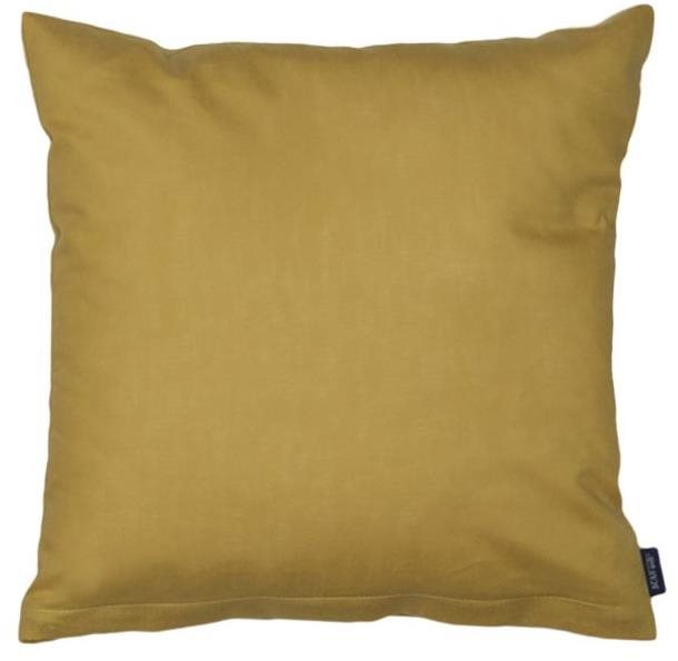 SCANquilt povlak na polštář Klasik Uni khaki zlatá 40×40