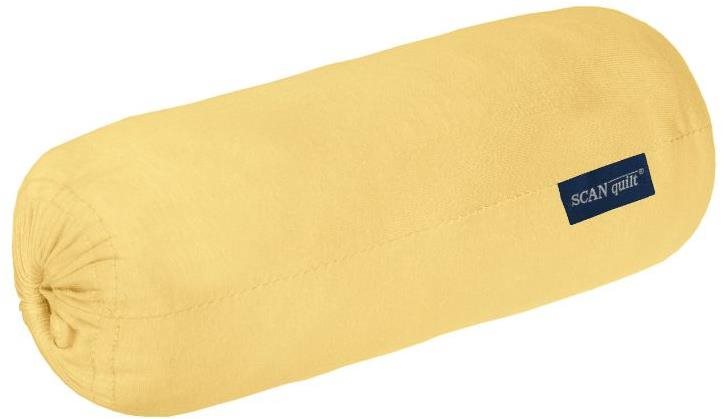 SCANquilt prostěradlo JERSEY SOFT banánová 90 × 200 cm