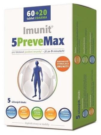 Imunit 5PreveMax nukleotidy+betaglukan 60+20 tablet