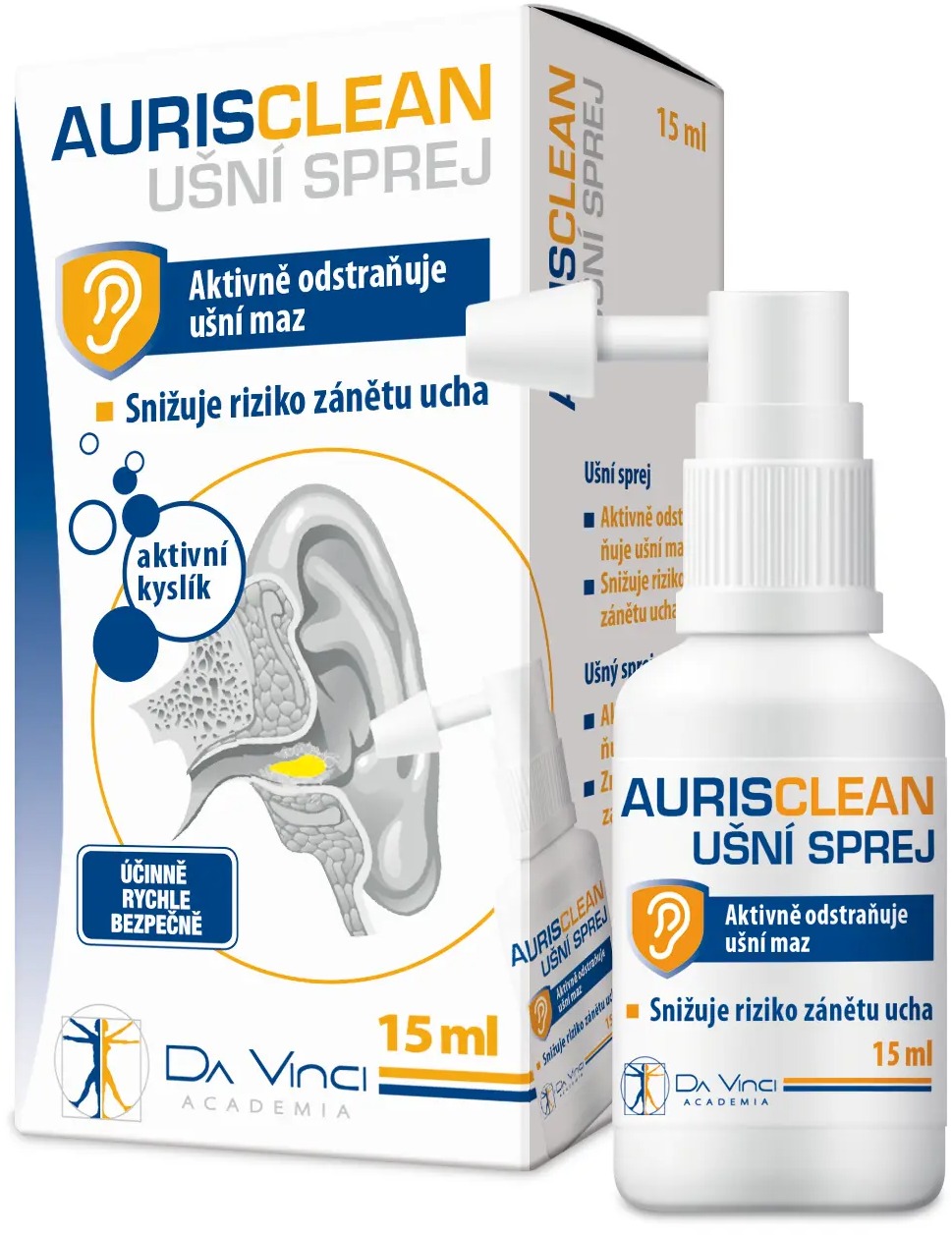 AurisClean ušní sprej DaVinci Academia 15ml