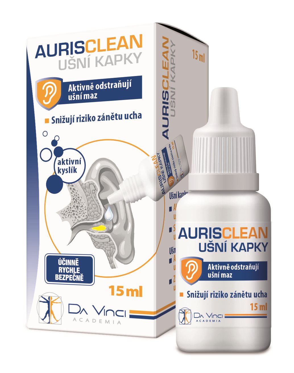 AurisClean ušní kapky DaVinci Academia 15ml