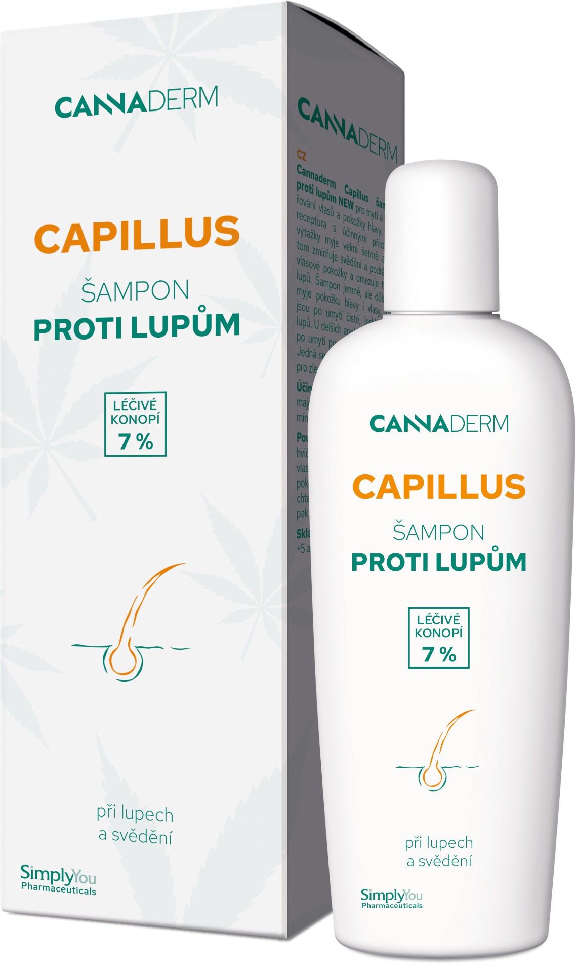 CANNADERM Capillus šampon proti lupům 150 ml