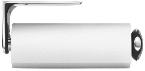 Simplehuman Držák na kuchyňské utěrky na zeď pro role do 28 cm, matná ocel