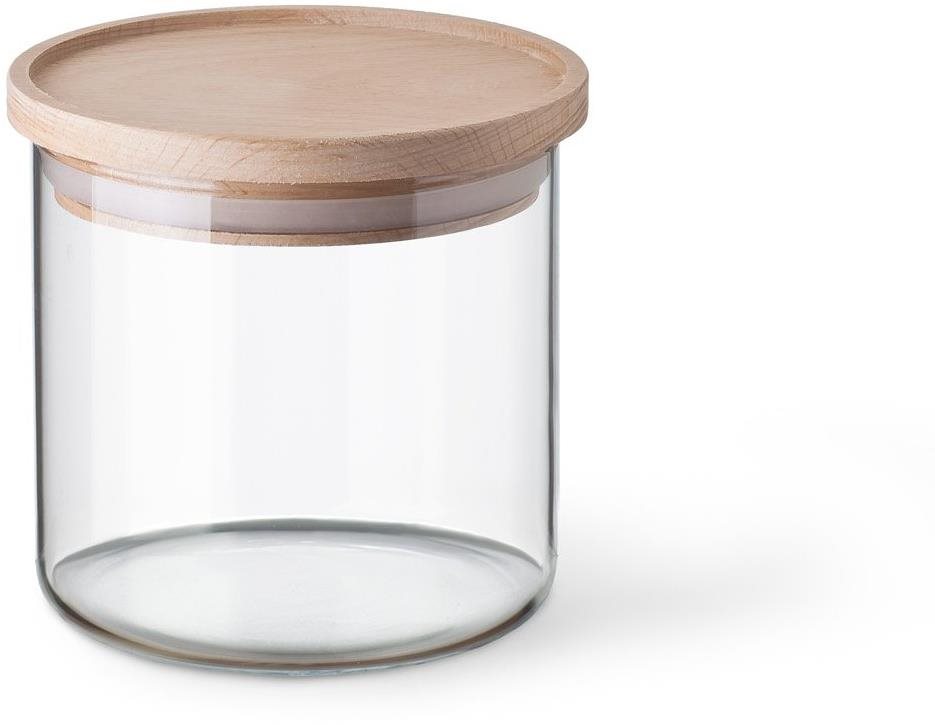 SIMAX Skleněná dóza s dřevěným víkem 0.5 l CLASSIC