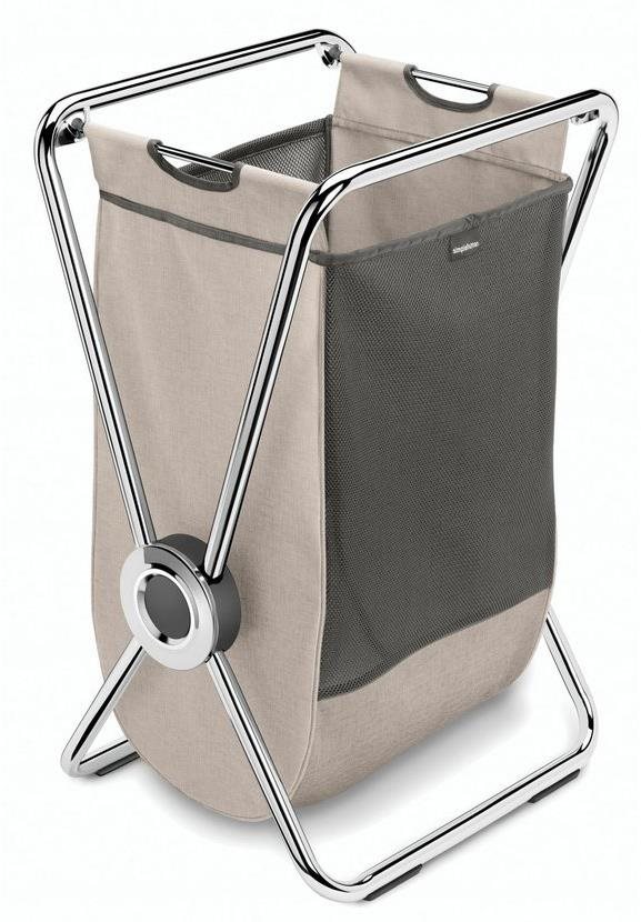Simplehuman koš na prádlo skládací, jednoduchý, ocel, polyester