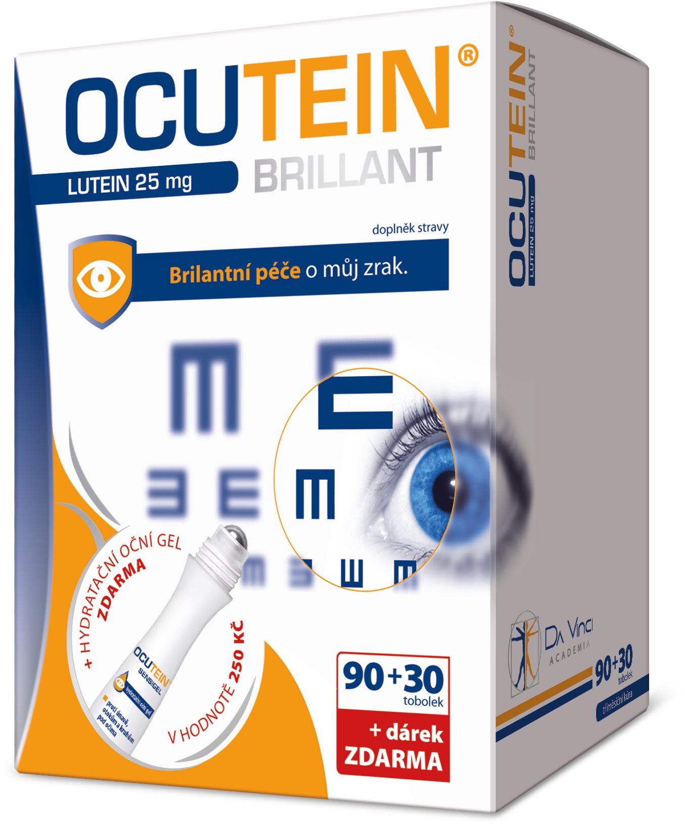 Ocutein Brillant Lutein 25mgDaVinci 90+30 tobolek