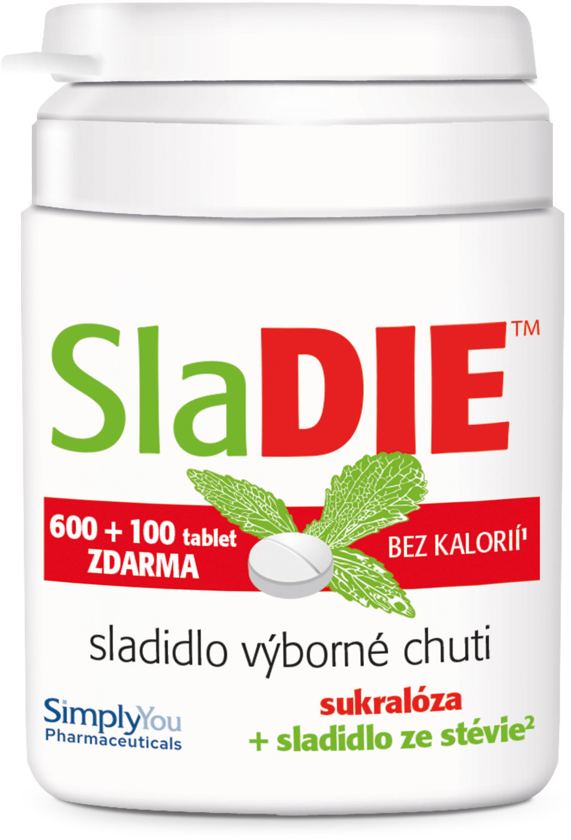 SlaDIE sladidlo 600 + 100 tablet