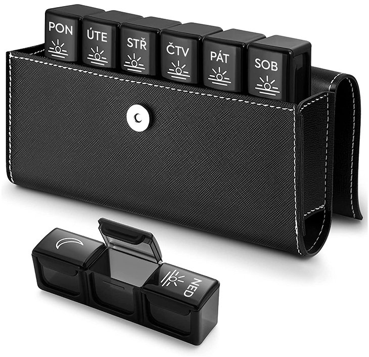 SimplyMed YHL044 Dávkovač léků týdenní, Pill wallet