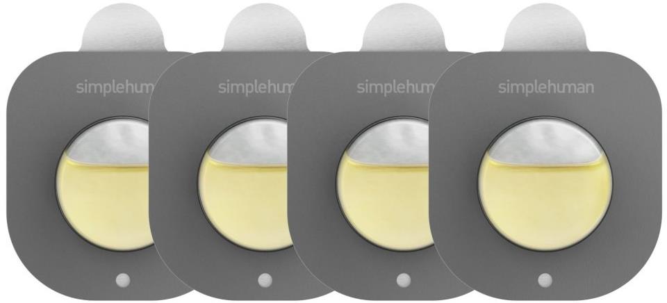 Simplehuman pohlcovač pachů do odpadkového koše, 4 × náhradní kapsle
