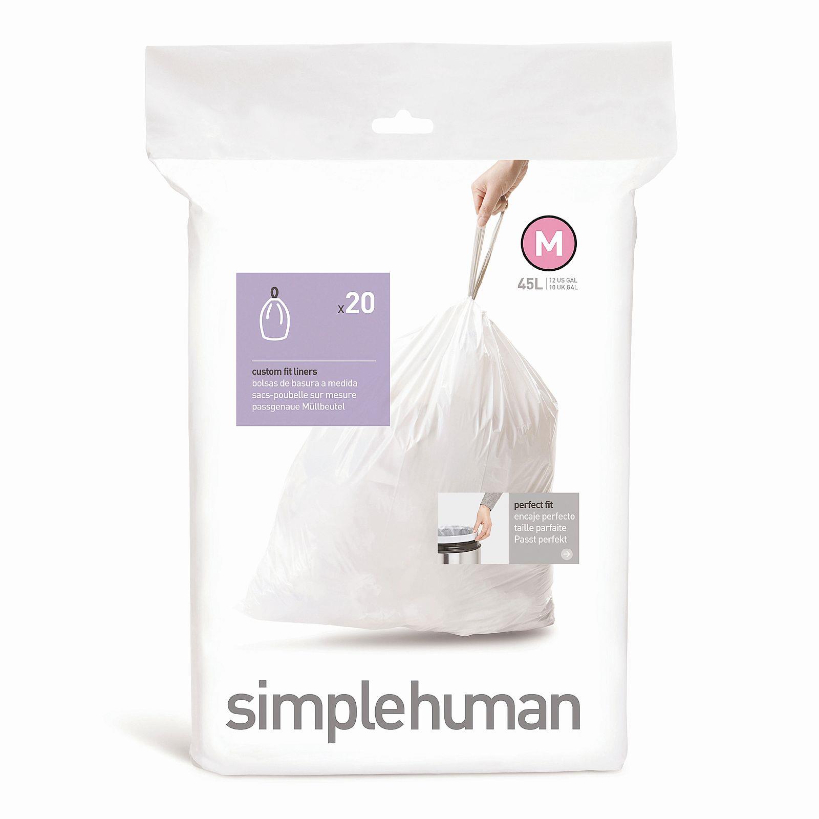 Simplehuman Typ M 45 l, zatahovací, 20 ks