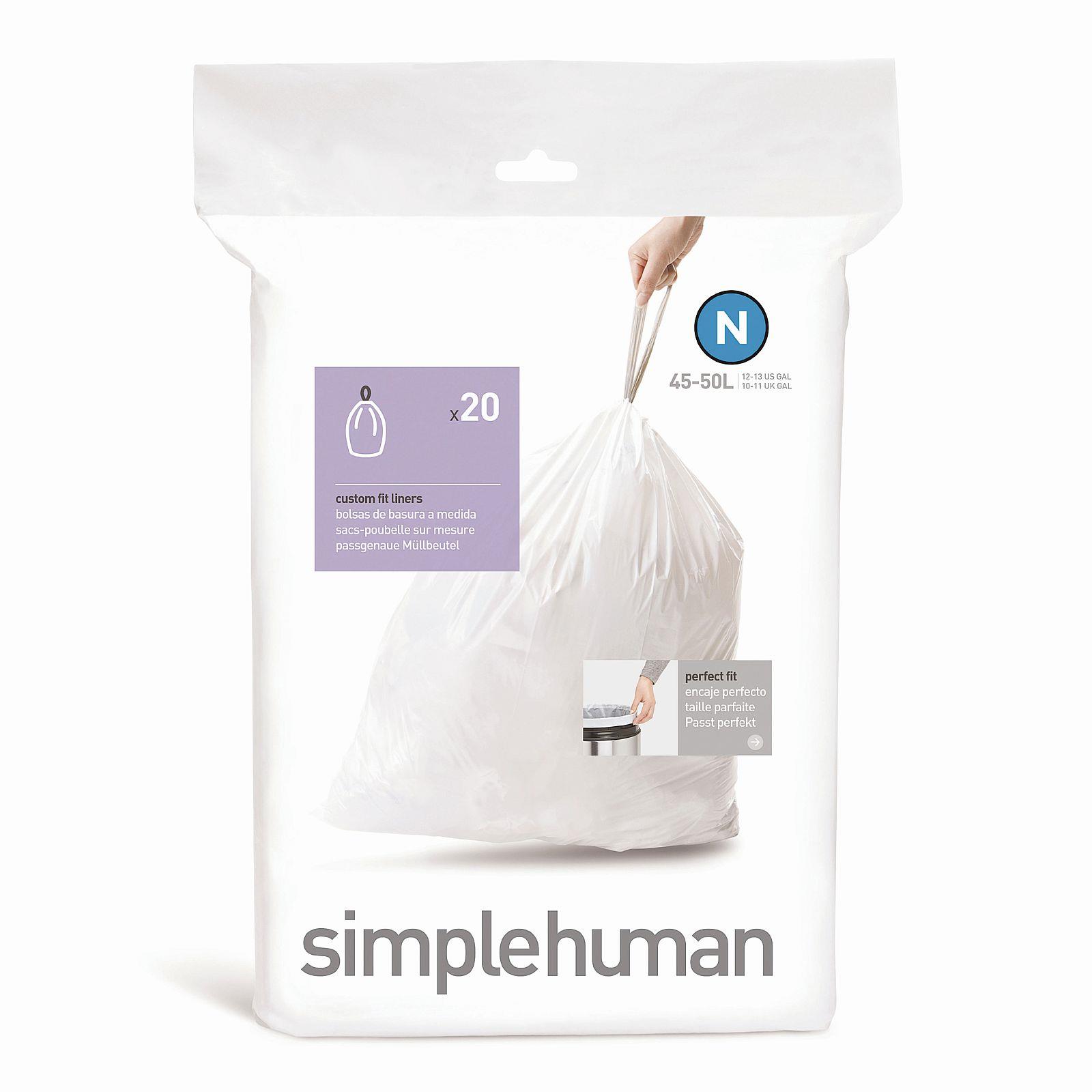 Simplehuman Typ N 45-50 l, zatahovací, 20 ks
