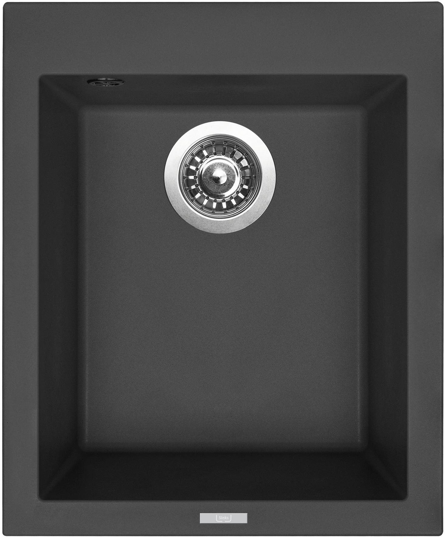 SINKS CUBE 410 Pureblack