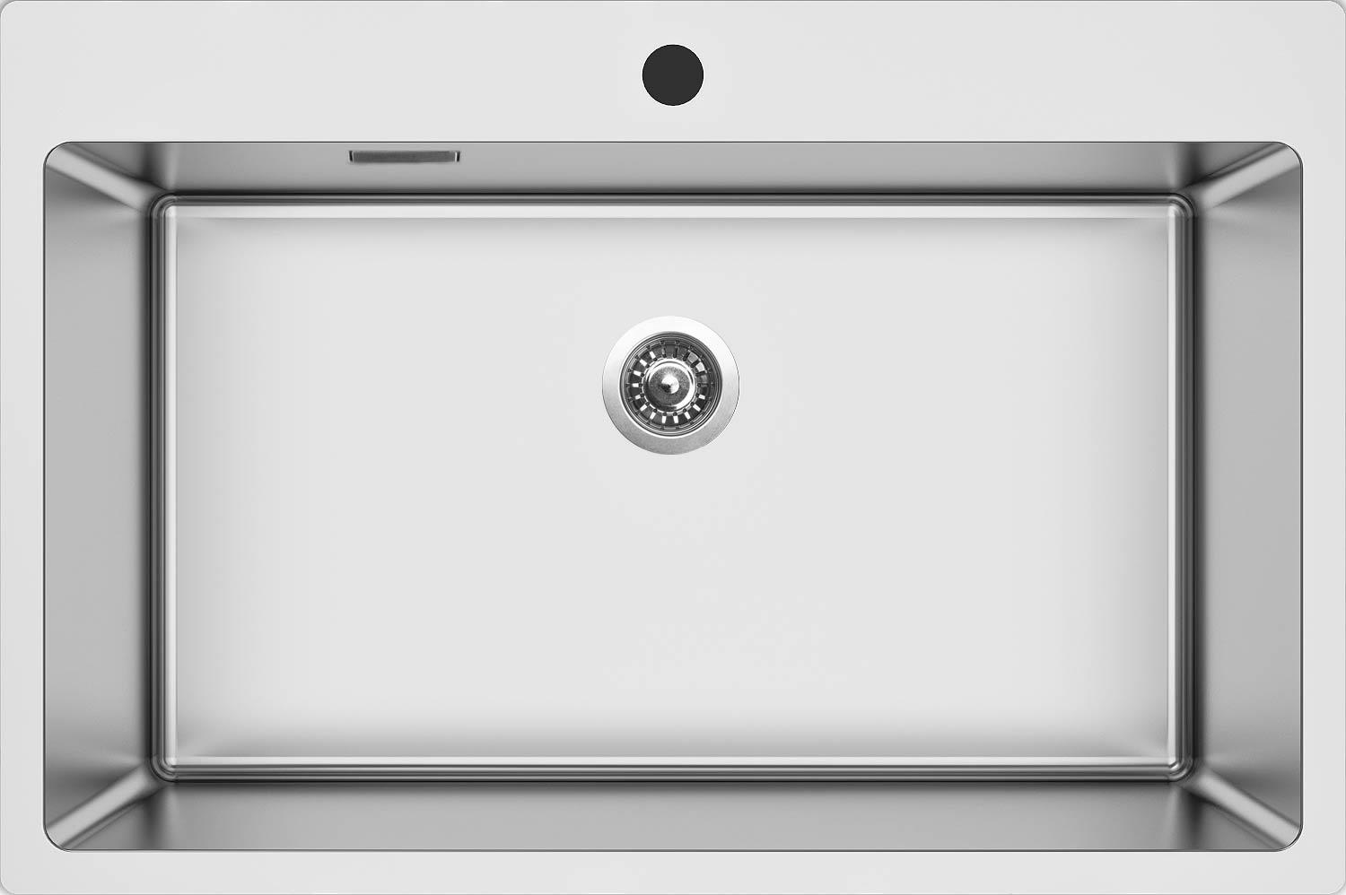 Sinks BLOCKER 760 V 1mm kartáčovaný