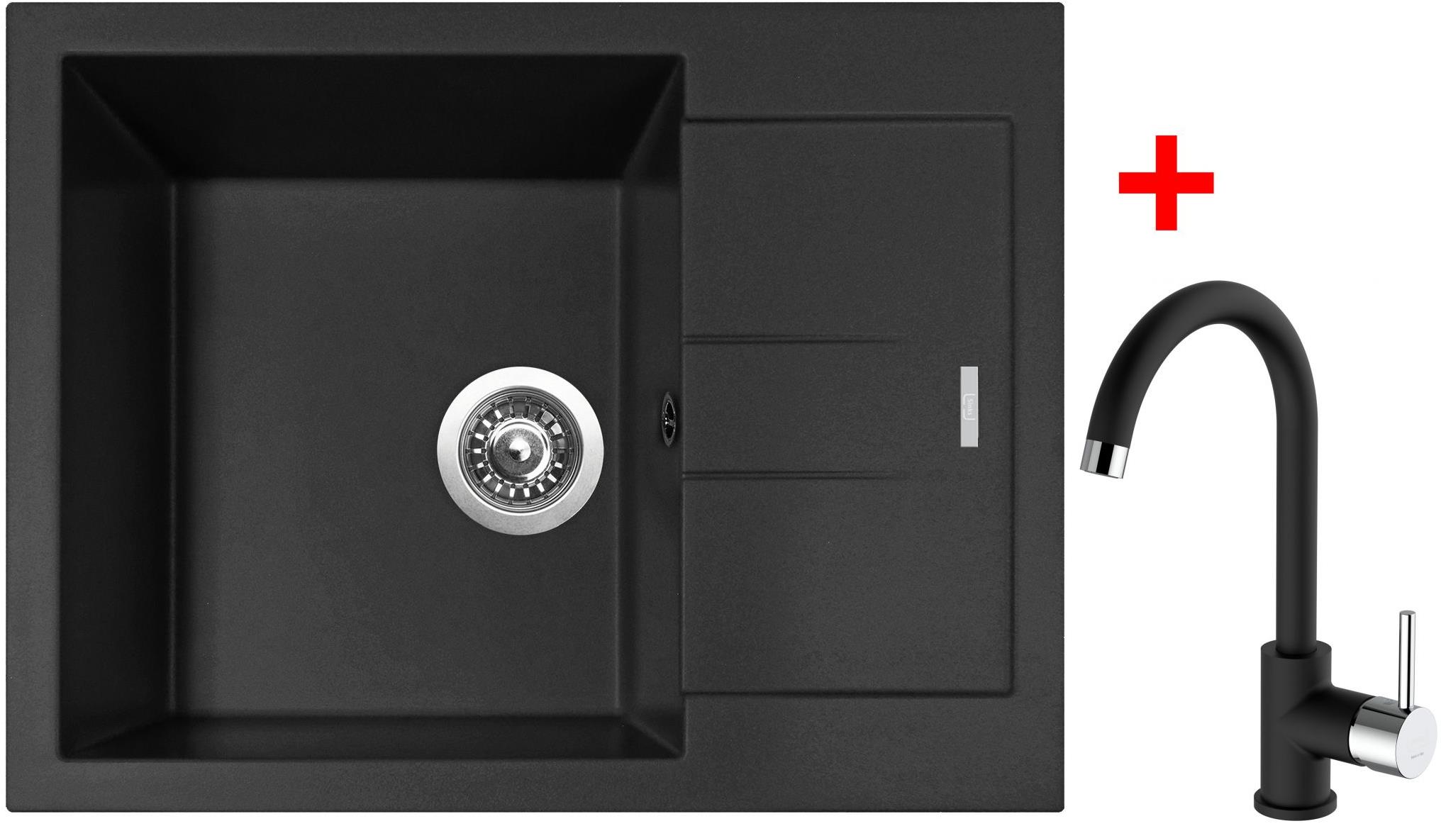 Sinks Amanda 650 Nanoblack + Mix 35 Nanoblack