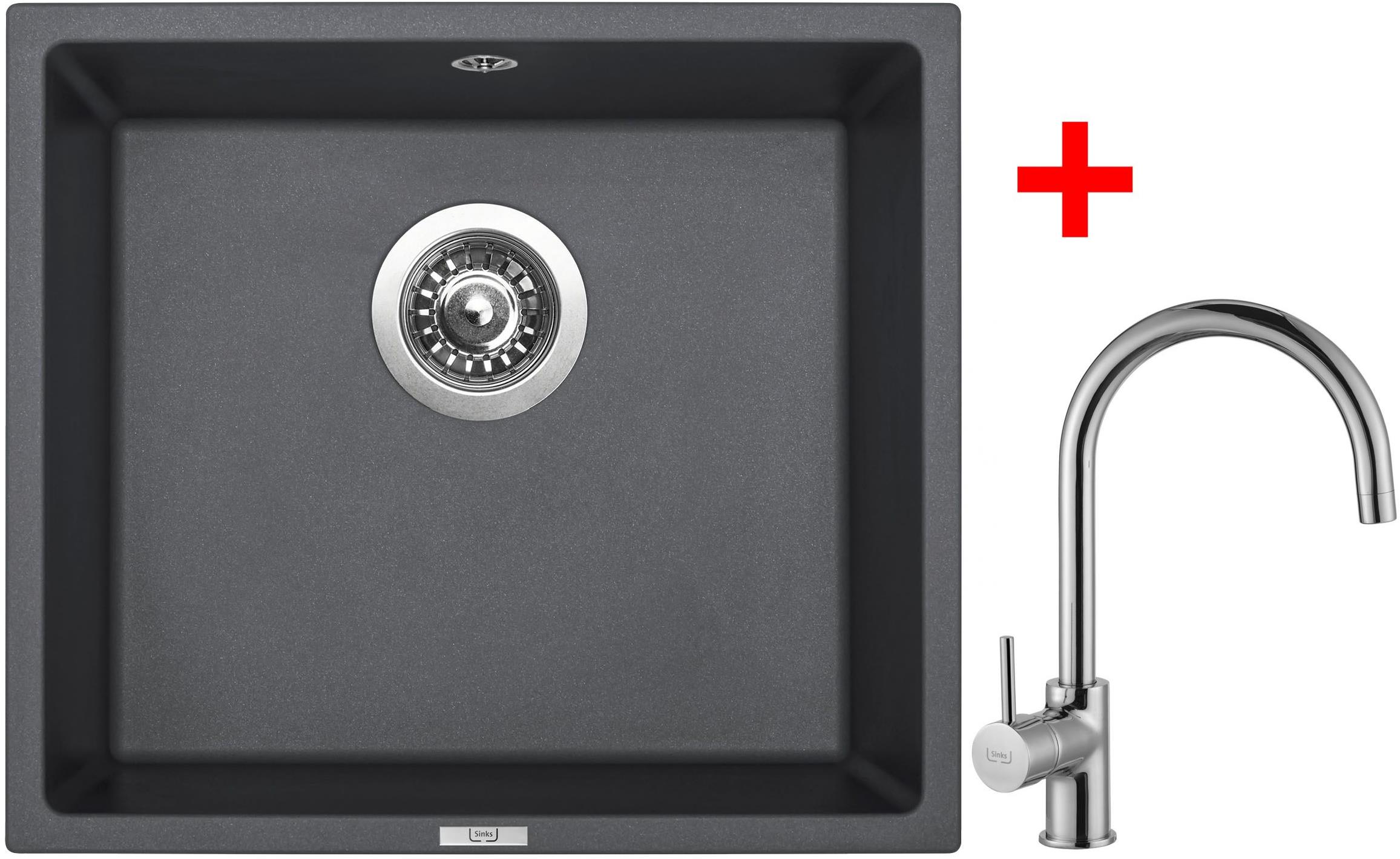 Sinks Frame 457 Titanium + Vitalia