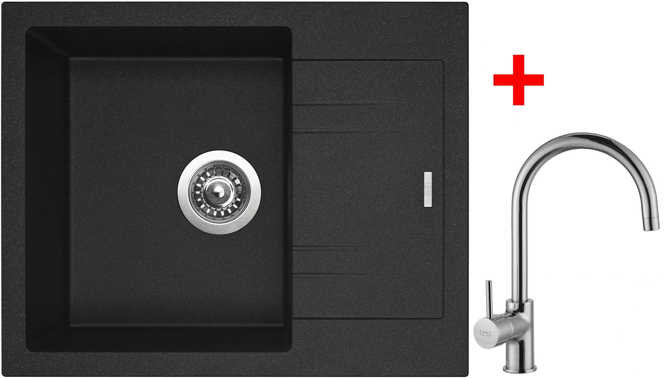 Sinks Linea 600 Granblack + Vitalia