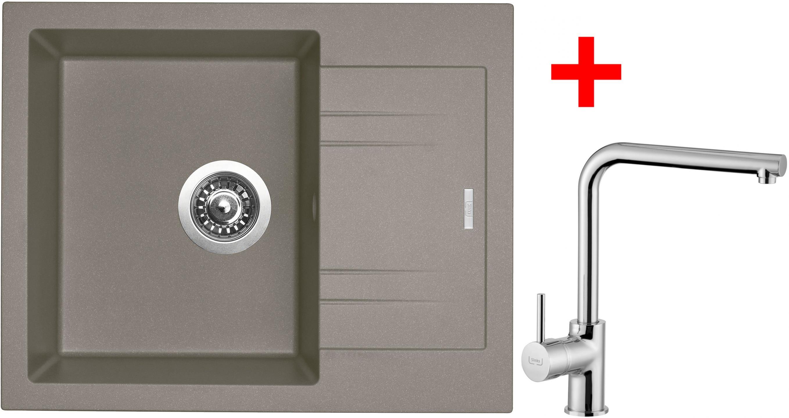 Sinks Linea 600 Truffle + Elka