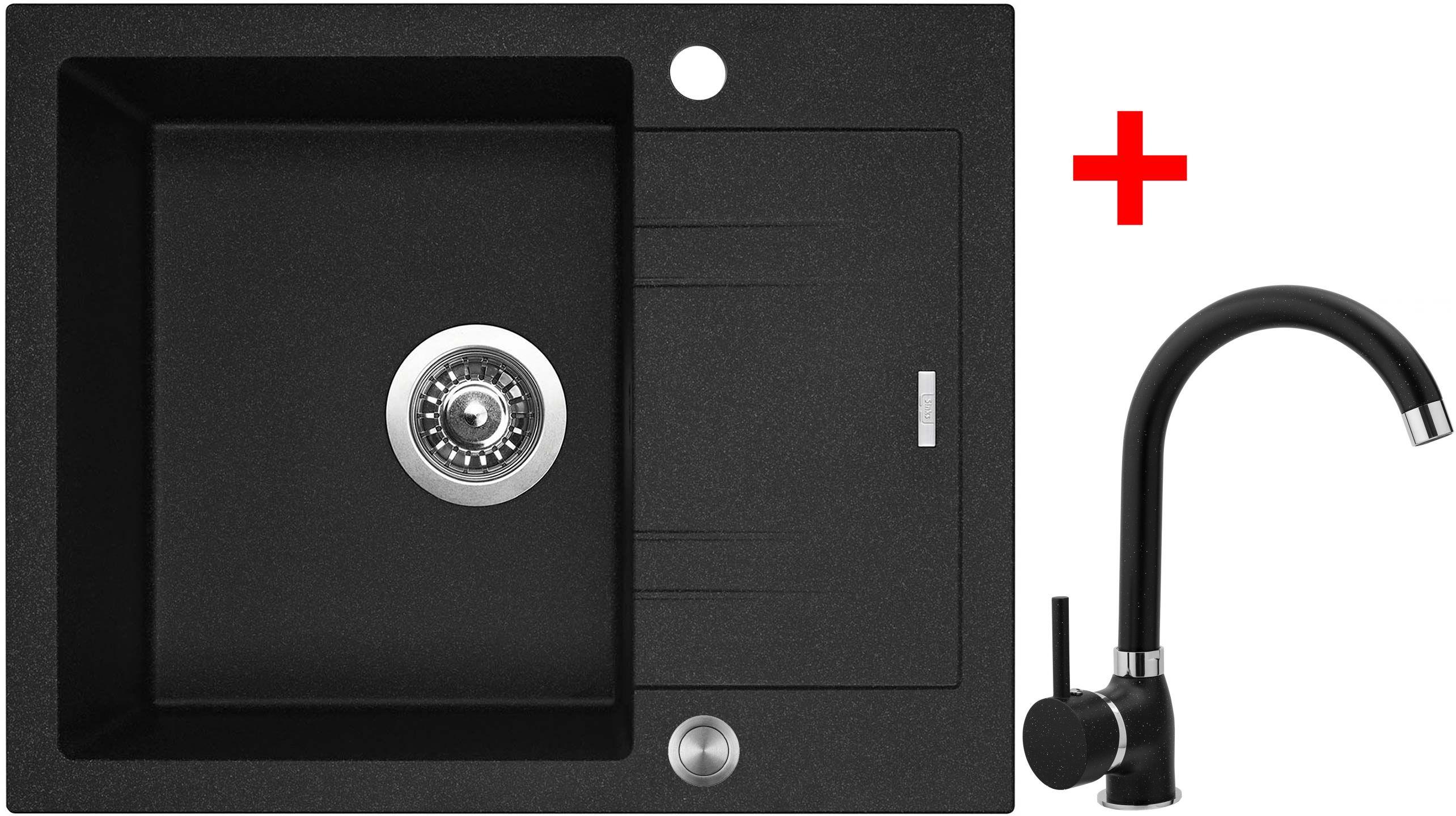 Sinks Linea 600 XC Granblack + Polo GR