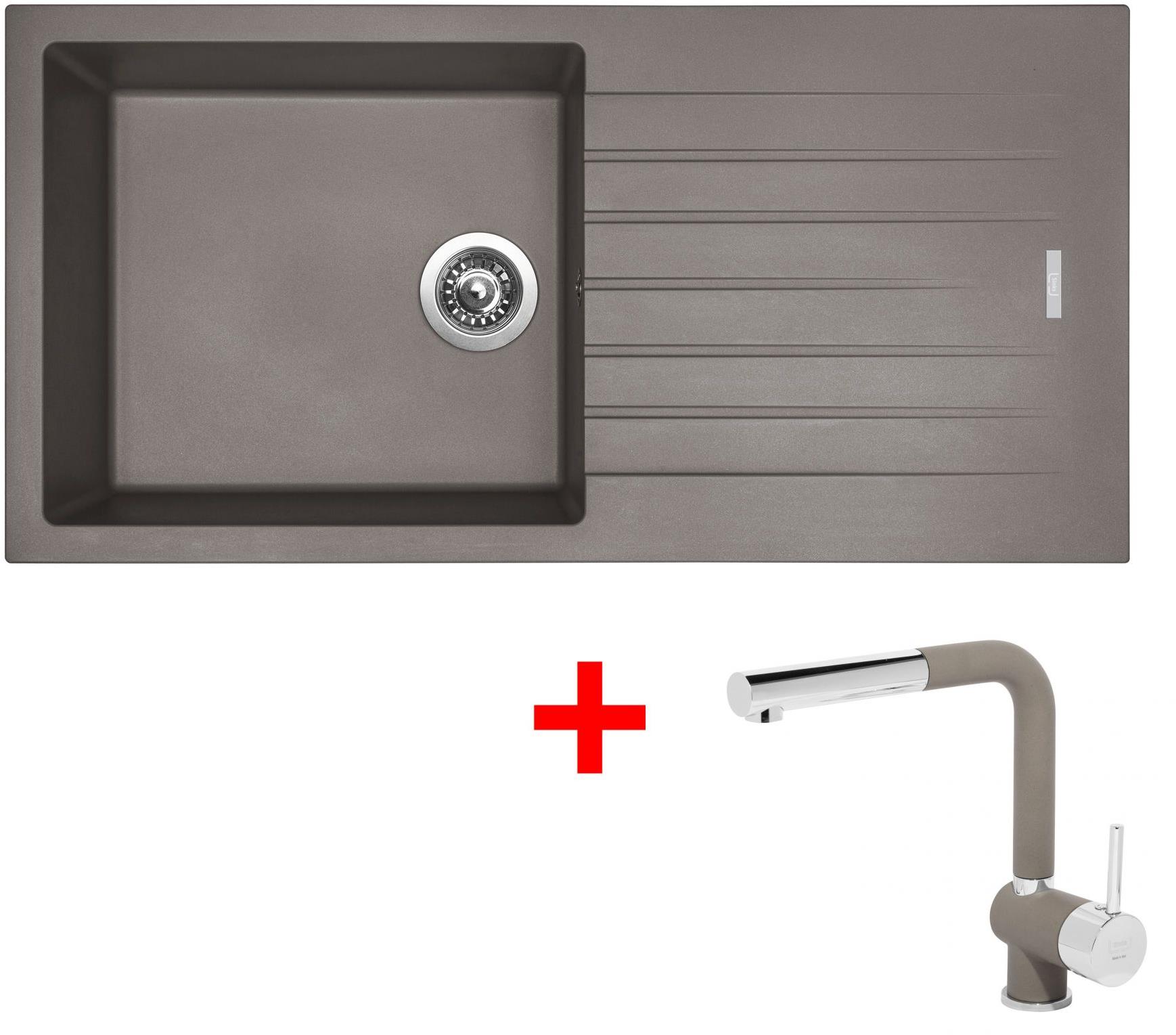 Sinks Perfecto 1000 Truffle + Mix 3 P GR
