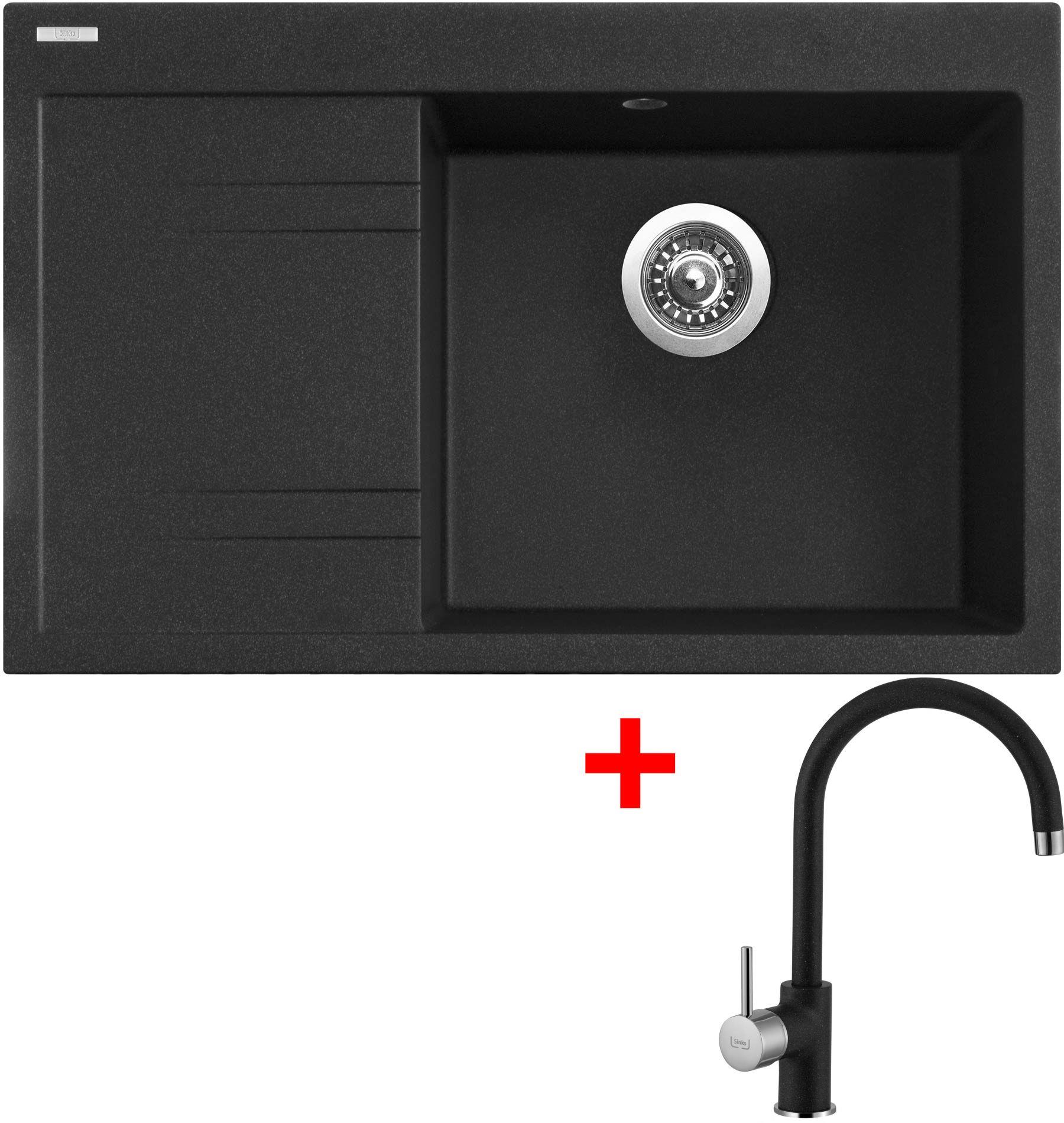 Sinks Rim 780 P Granblack + Vitalia GR