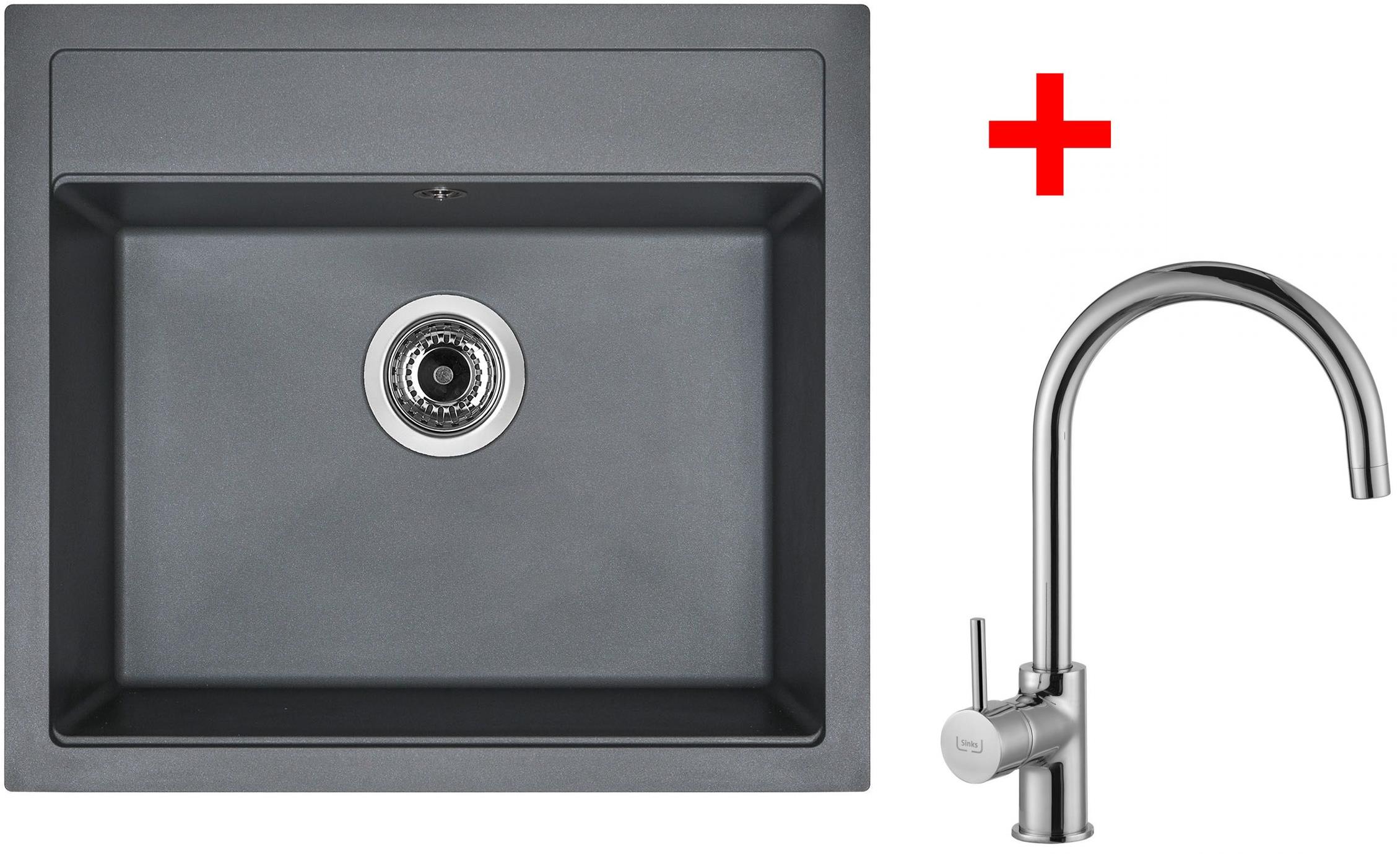 Sinks Solo 560 Titanium + Vitalia