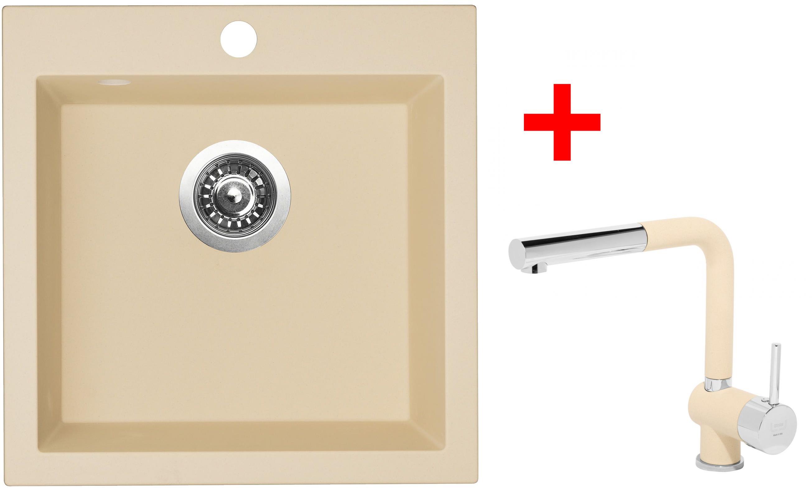 Sinks Viva 455 Sahara + Mix 3 P GR