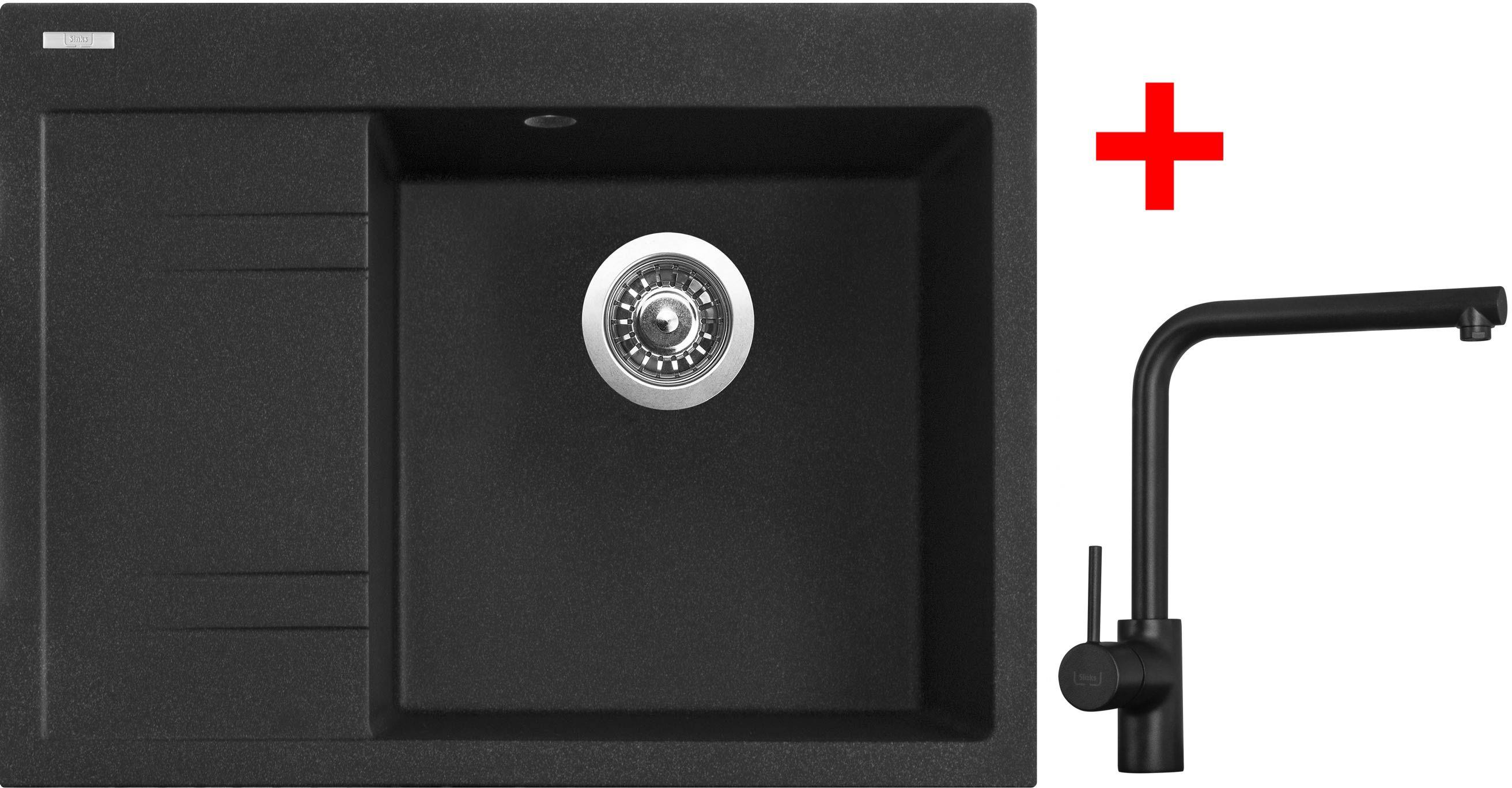 Sinks RIM 650 P Granblack + Elka černá matná