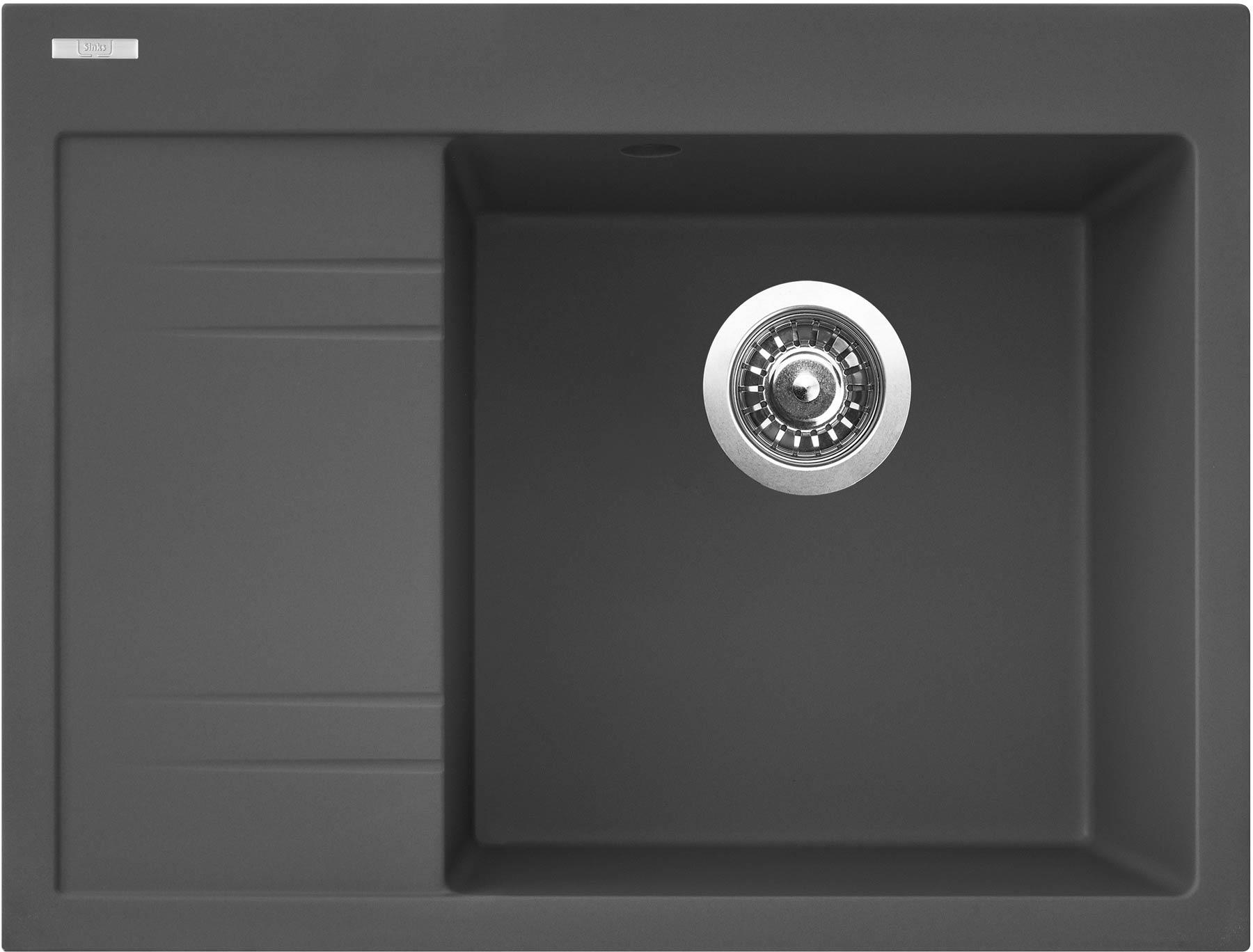 Sinks RIM 650 P Titanium pravý