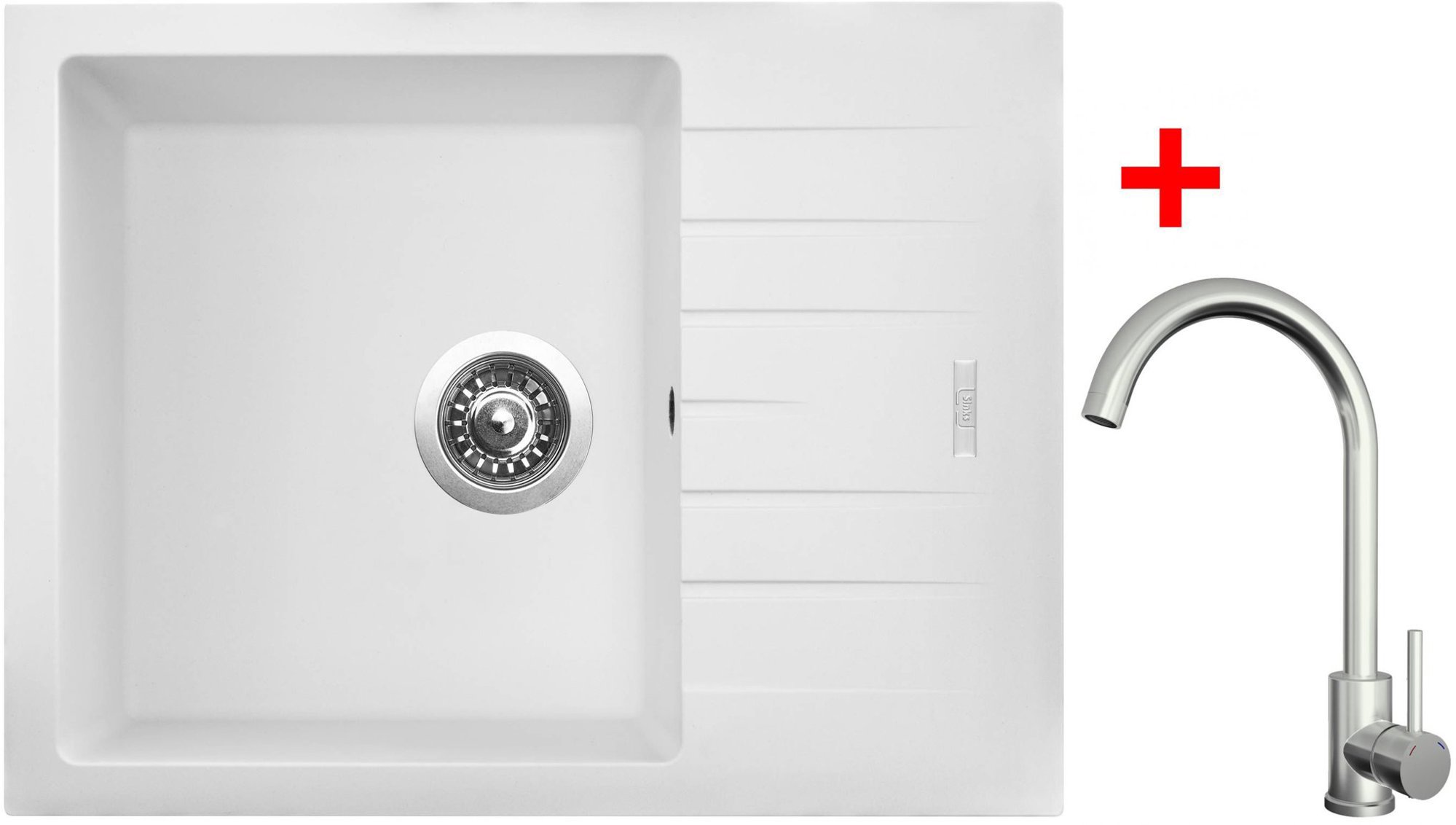 Sinks Perfecto 650 Milk + Arco celonerezový