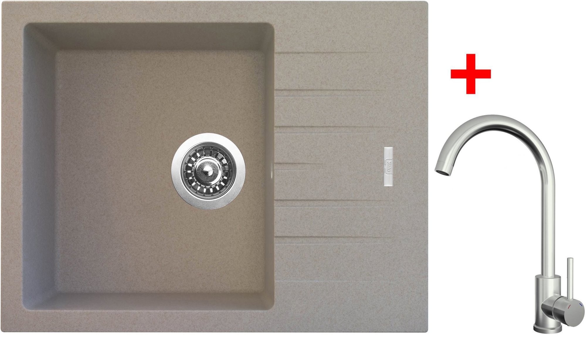 Sinks Perfecto 650 Avena + Arco celonerezový