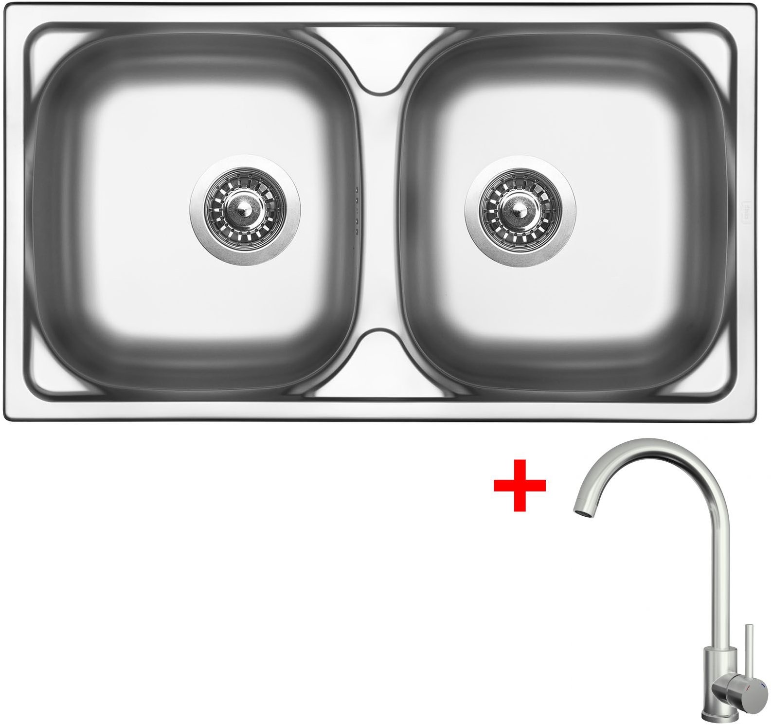 Sinks OKIO 780 DUO + ARCO celonerezová