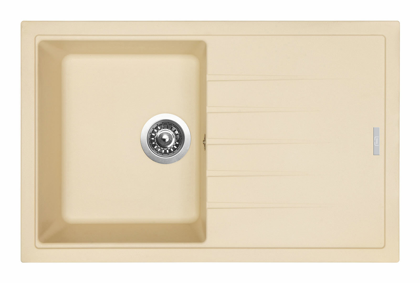 Sinks Best 780 Sahara + Elasta nerez/černý