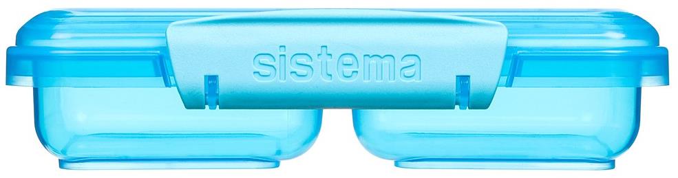 Sistema Krabička na svačinu se 2 oddíly 350 ml, modrá