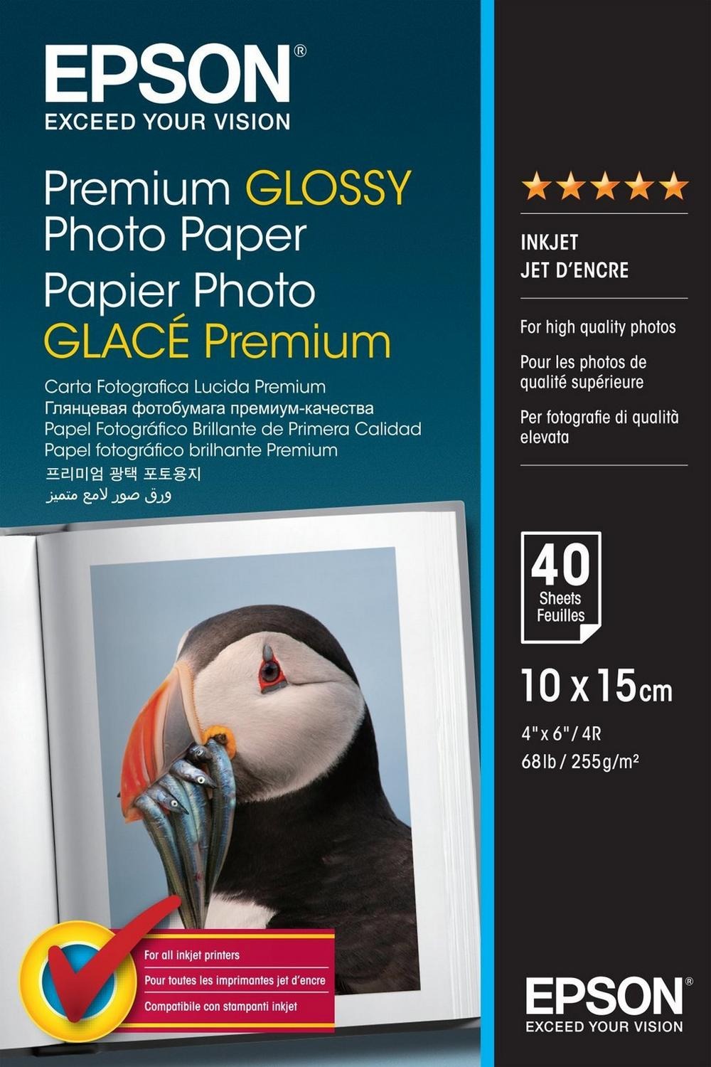 Epson Paper Premium Glossy Photo 10x15 40 listů