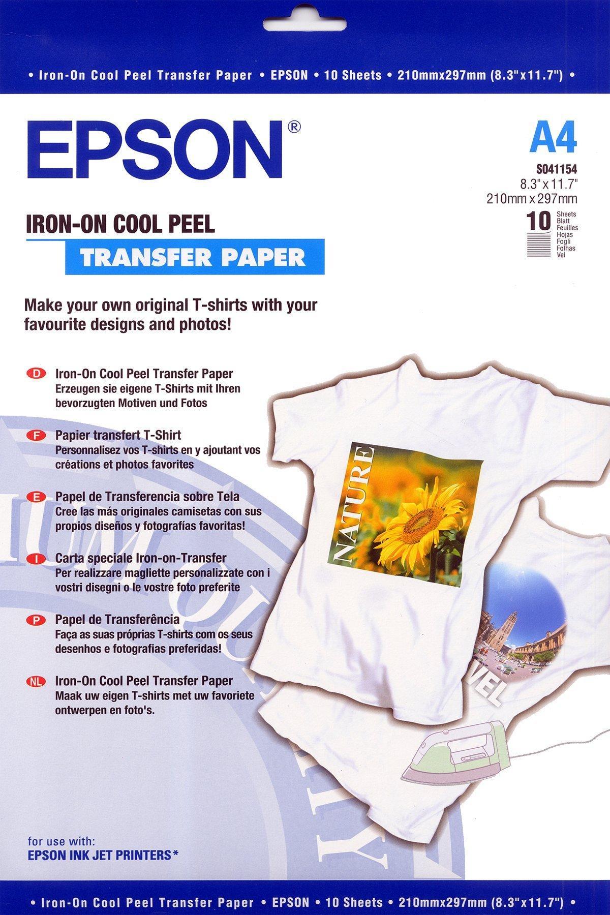 Epson Iron-on-Transfer Paper - A4 - 10 listů