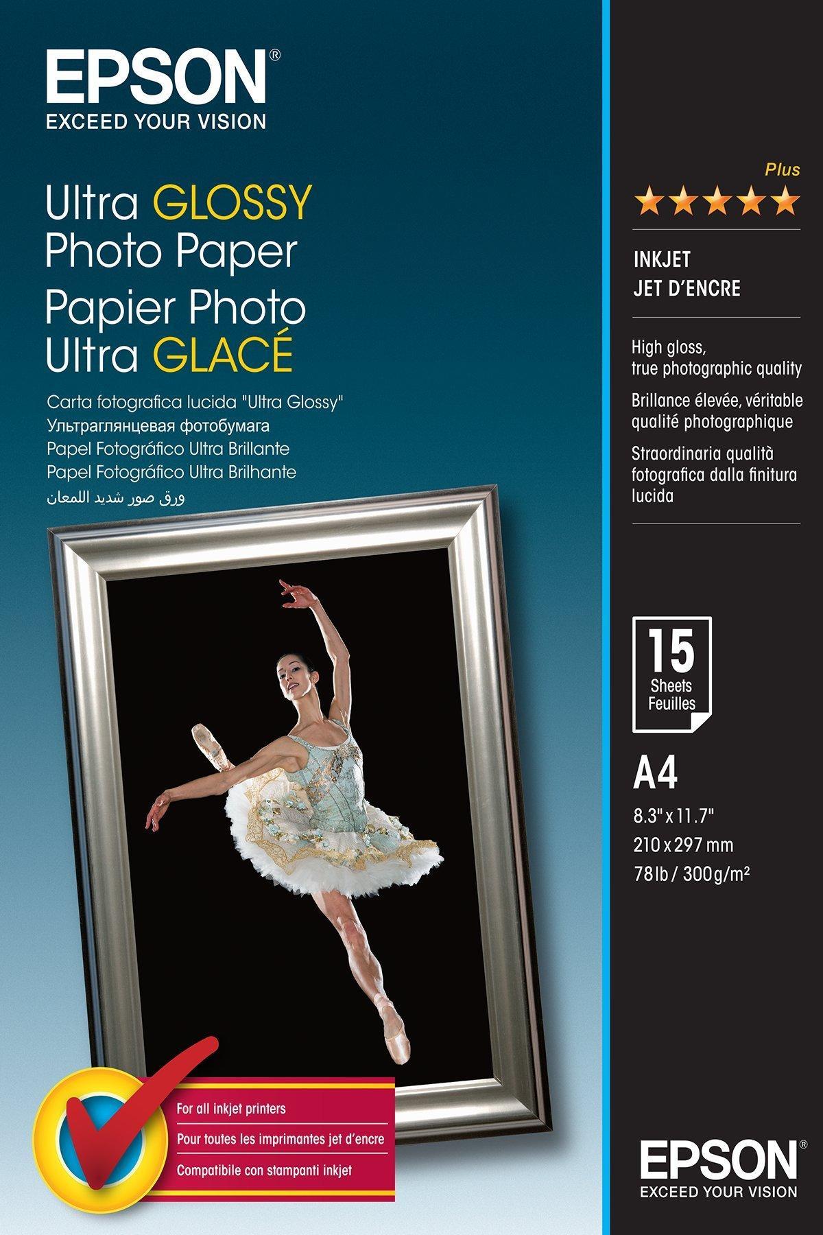 Epson Ultra Glossy Photo Paper - A4 - 15 listů