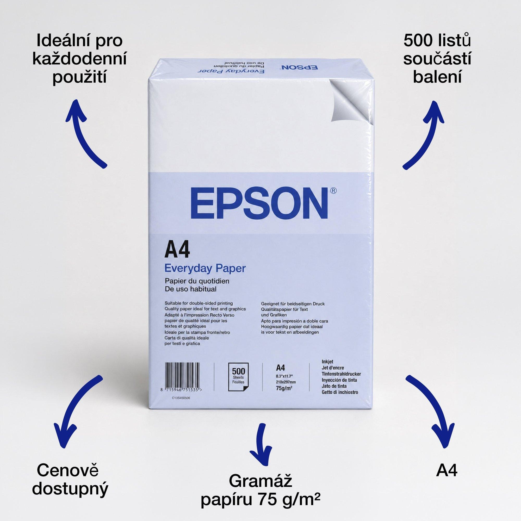 Epson Everyday Paper - A4 - 500 listů, 75gsm
